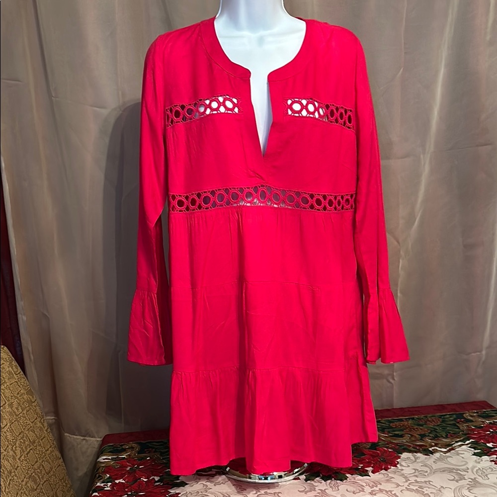 Elegant Red Women's Dress